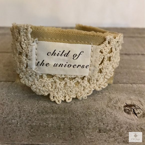 Boho Cuff Bracelet (Child of the Universe), Boho Bracelet - Picture 1 of 3